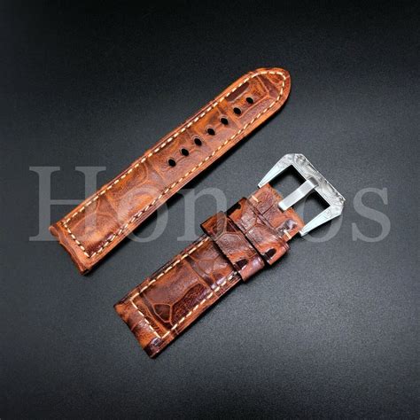 panerai alligator strap oem|alligator straps for men.